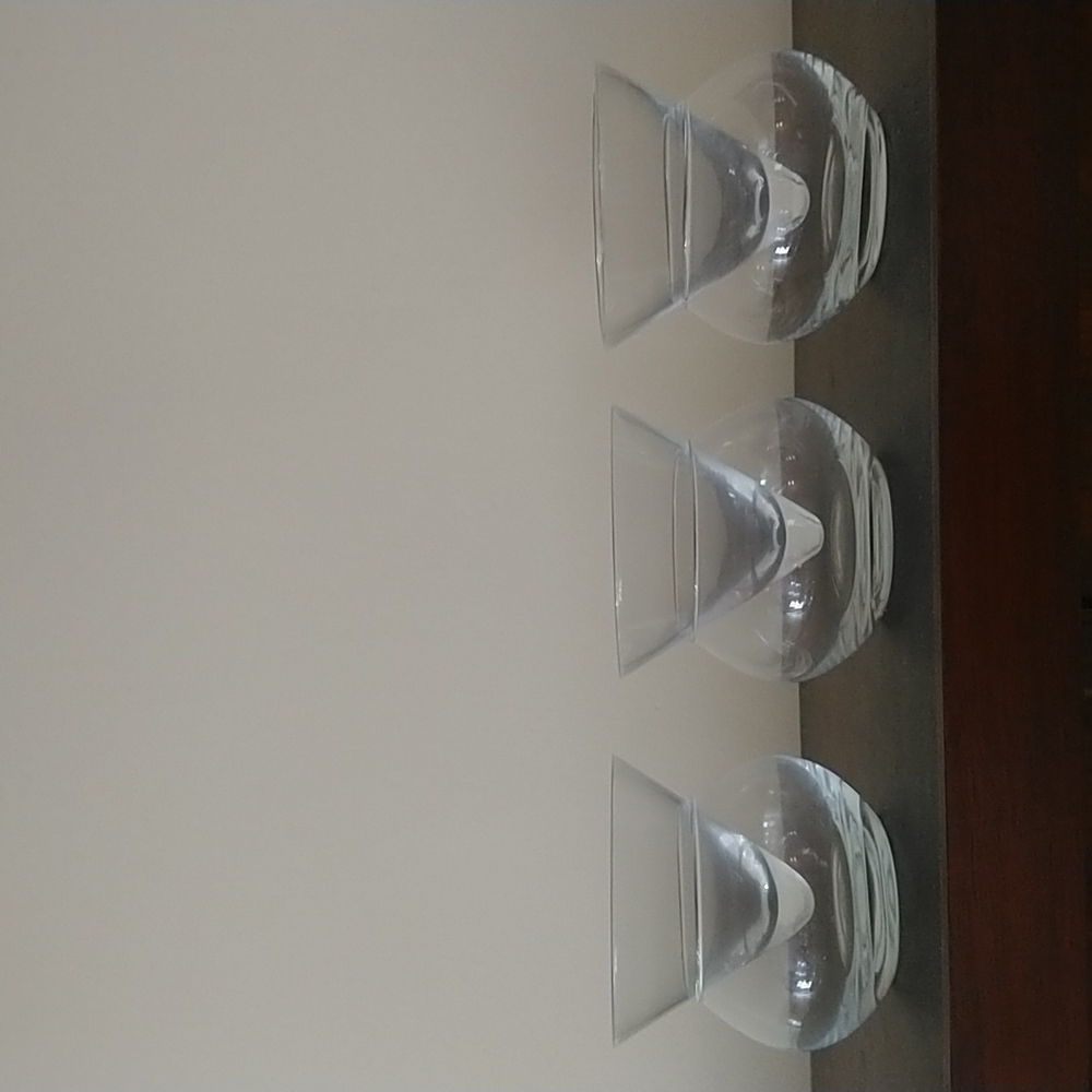 Martini Chiller Two Piece Glass - Set of Three